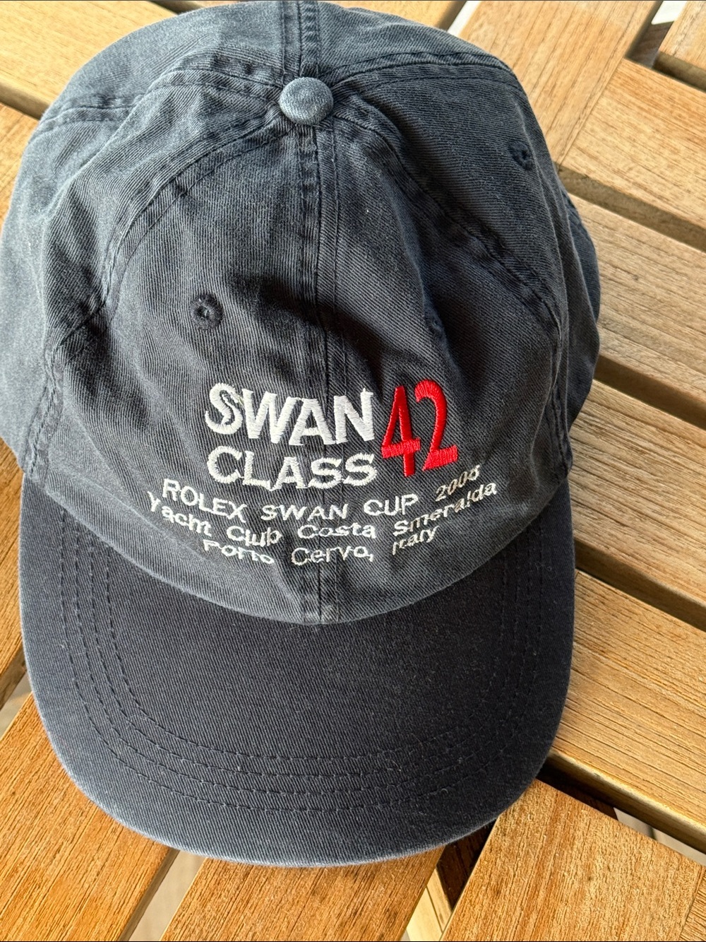 Rare Rolex Swan Cup 2006 Porto Cervo Navy Sailing Hat